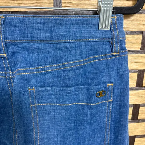 Tory Burch  Rivoli Denim Button‎ Front Skirt Size 6