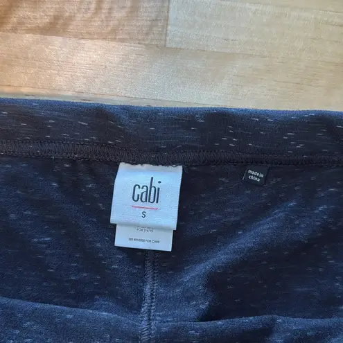 CAbi  Mid-Rise Black Space Dye #3210 M’legging Skirted Legging, S