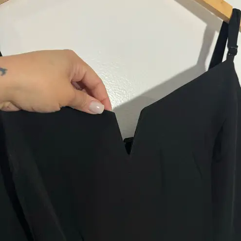 City Chic NWT Sexy Ruffle Maxi Dress In Black Size L/20