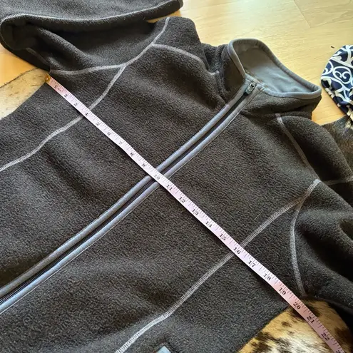 Kuhl Alfpaca Fleece Full Zip Jacket In Brown Size Medium
