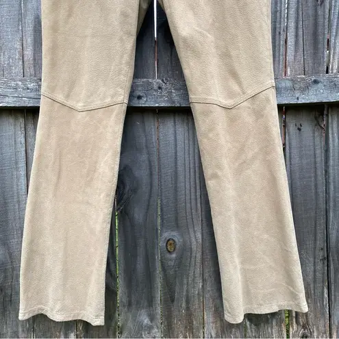 Route 66 Vintage 90’s/Y2K Suede Leather Button Fly Flare Pants
