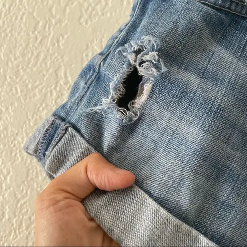 7 For All Mankind  Denim Roll up Shorts