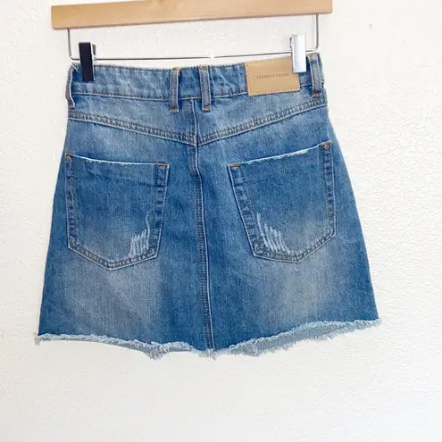 Full Tilt  Denim Raw Hem Juniors Jean Skirt