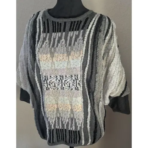 Vintage Carducci Geometric Textured Sweater, Size S