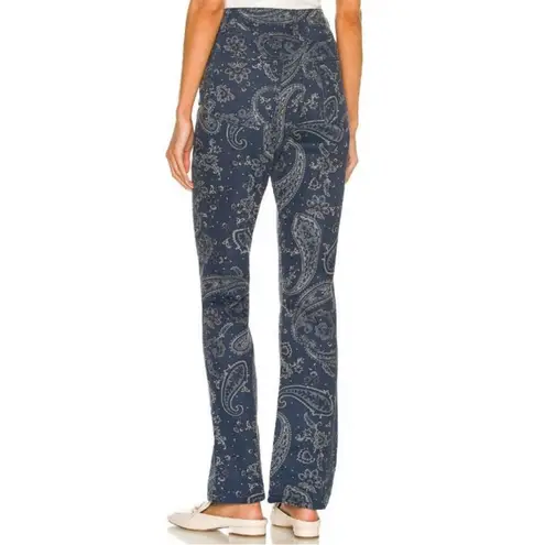 We Wore What The Icon Jean in Paisley Night Sky Size 27 Mid Rise Straight Leg NEW