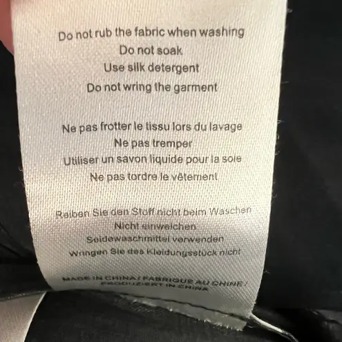 Ganni Total Eclipse Polka Dot Silk High-Low Skirt Size 36 Sustainable 100% Silk