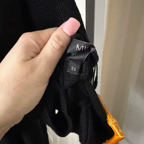 Micas Chic Black Crop Top and skirt Set