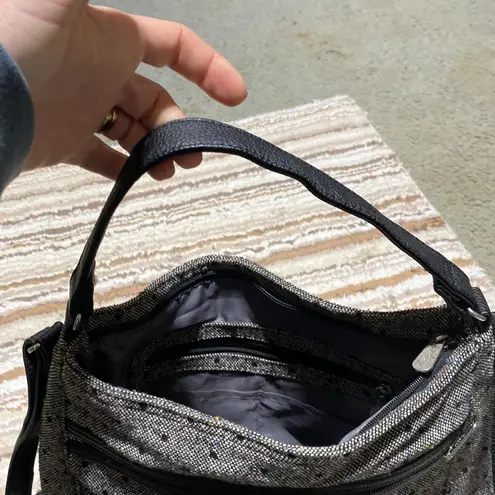 Thirty One Everything Crossbody Messenger Purse Gray