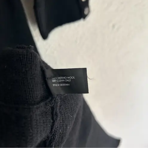 Club Monaco 100% Merino Wool Sweater Dress Black Small