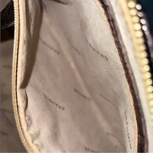 Brahmin Crocodile-Embossed Handbag