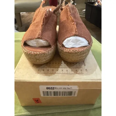 Toni Pons 'Lugano' Espadrille Wedge Sandal (Women) Brandy Size 39 US 8