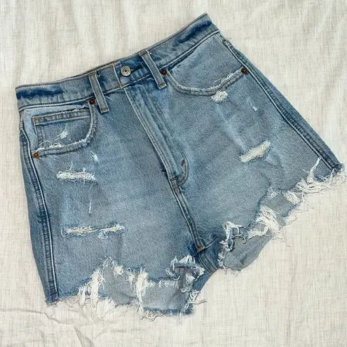 Abercrombie & Fitch  Ultra High Rise Mom Denim Jean Shorts Size 26