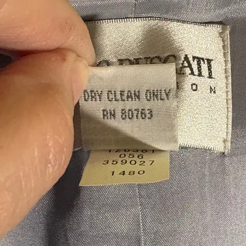 Hugo Buscati Collection Women 10 Lavender Silk Blend Blazer Jacket Long Sleeve