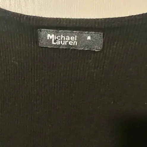 Michael Lauren  Tyrone Crop‎ Top in Black size Medium