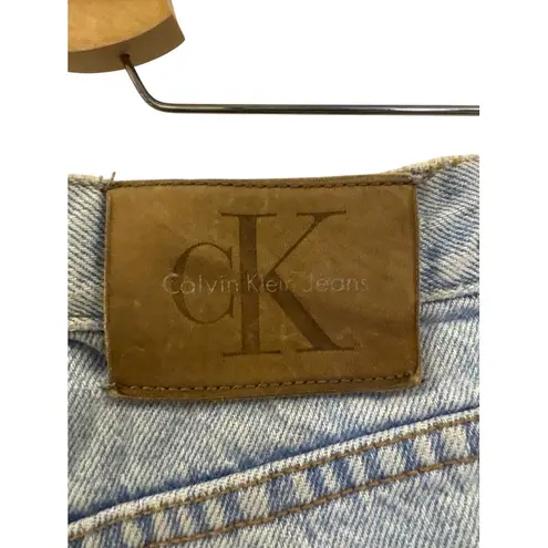 Calvin Klein Jeans Women's Super Skinny Jeans Size 10 Enzyme Wash Light Blue