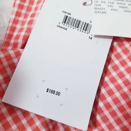 Gal Meets Glam Gingham Ruffle Logan Jumpsuit Wide Leg Square neckline