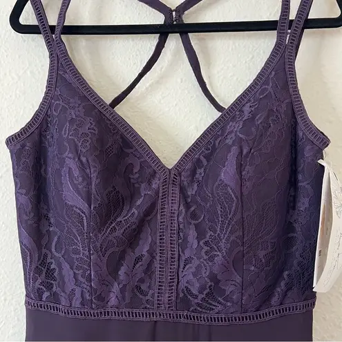 Hayley Paige Occasions Hayley Paige 5864 Lace Bodice Chiffon A-Line Bridesmaid Maxi Dress Formal Gown