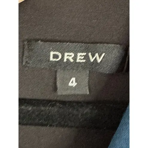 Drew Blue Beige Color Block Sleeveless Sheath Style Office Business Dress Size 4