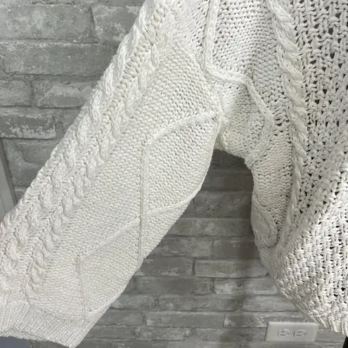 Petal and Pup White Sharpy Knit Sweater