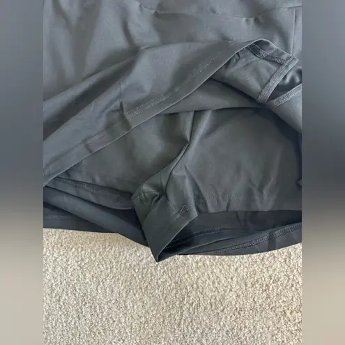 Elegant Black Mini Skort Size L