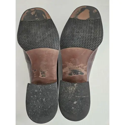 I.N.C. International Concepts Red/brown Leather Loafers Womens 8.5 Brown