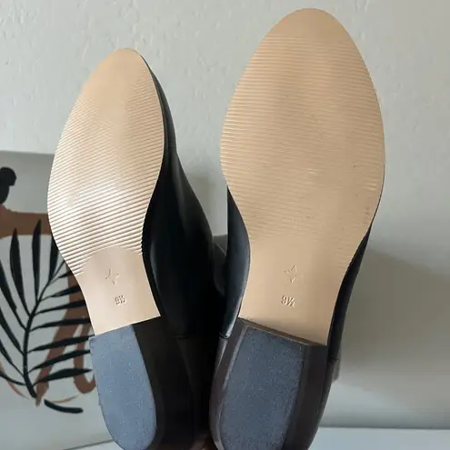 Tuckernuck Black Brown Sloane Patchwork Block Heel Knee High Boots Size 9.5 - Image 8