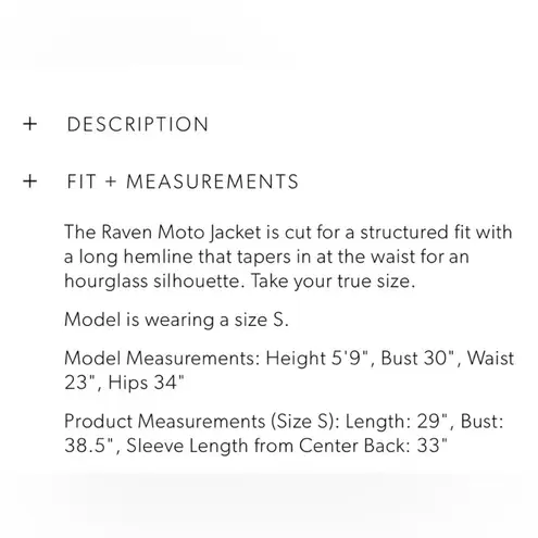 ANINE BING leather moto jacket NEW