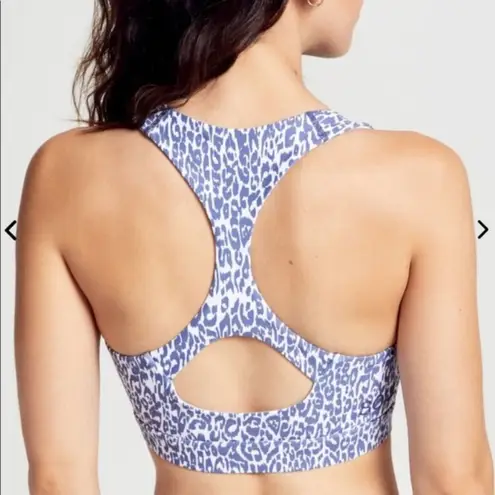 SoulCycle Soul by  Leopard Ombre Keyhole Sports Bra