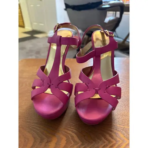 Thalia Sodi Thalia Women’s Raquell Pink Stiletto High Heel 4.5" Sandal Size 7 / 38 Sku 2875