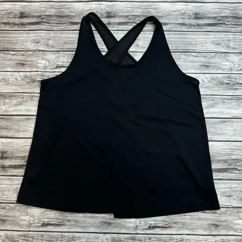 Old Navy  Active Ultralite Women's Black Racerback Athletic Tank Top S SM Small