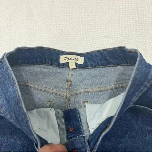 Madewell  Stretch Denim Straight Button Mini Skirt in Arroyo Wash - Size …