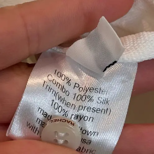 Rachel Comey black white front ribbon bow tie academia preppy minimalist top