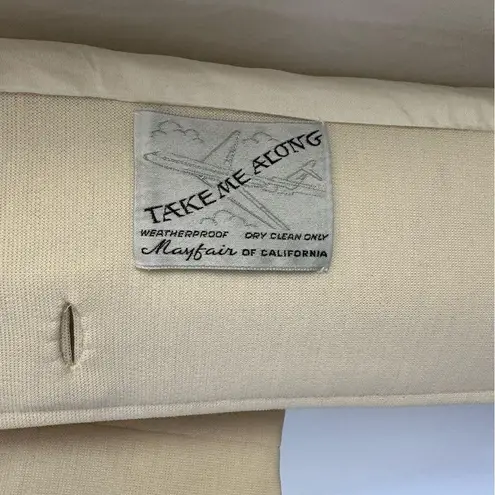 Vintage Mayfair Of California Coat • Sz S White