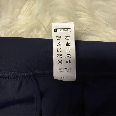 Halara XS Tall Navy Wide Leg Pants 02857107 | High Rise Stretch Dress Trousers