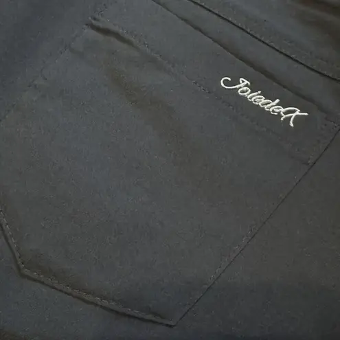 JOIEDEX JDX Women's Microfiber Golf Shorts Black Silver 10.5" Inseam NWOT Sz 4