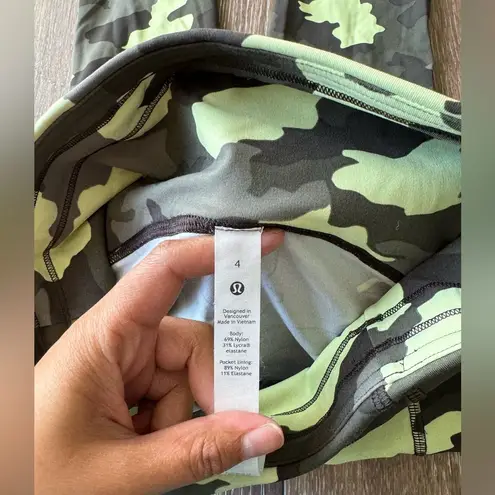 Lululemon  Swift Speed With Pockets HR 28” Heritage Camo Crispin Green Size 4