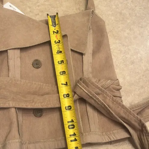 Making the Cut Deconstructed Strapless Corset halter Top size XXS corduroy