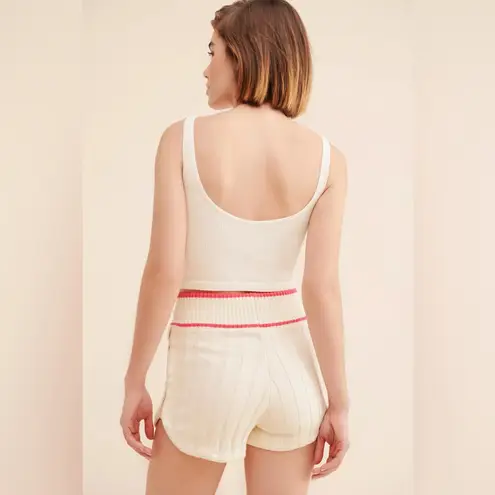 Faherty Cream Game Set Knit Shorts