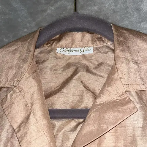 Utility Vintage 80s Button Down Fit and Flare Khaki Belted Shirtdress pockets