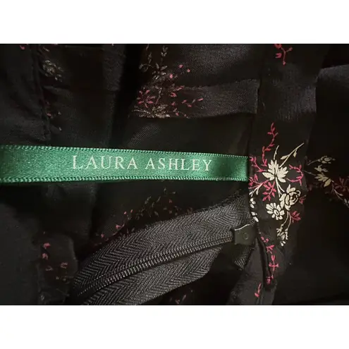 Laura Ashley Vintage Floral Maxi Skirt MS 154 Cottagecore Prairie Style