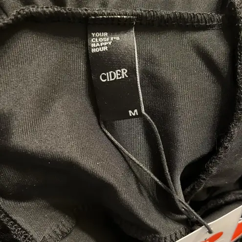 CiderVelvet Solid Strapless Ruffle Hem Medium Jumpsuit - Image 9