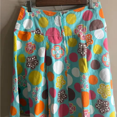 April why not Colorful Polka Dot Women's Skirt size large Blue