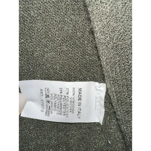 APPARIS Long Duster Cardigan Sweater Olive Green Maxi Split Sides Made in Italy Size undefined