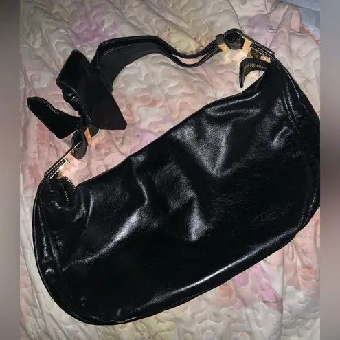 Badgley Mischka Black badgley Mishka leather boho bow bag purse y2k
Casual fall classic $400