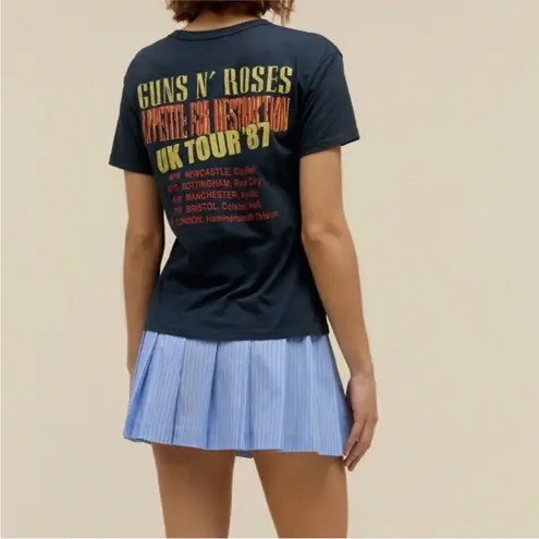Daydreamer NWT GUNS N' ROSES UK TOUR '87 RINGER TEE vintage black - XS $101 MSRP