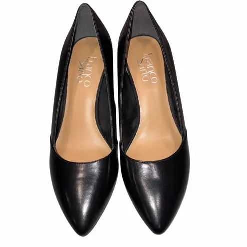 Franco Sarto  Black Leather Frankie Wedge Pump Shoes size 6 - Image 3
