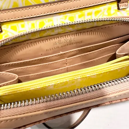 Stella & Dot Stella & Dot Nolita Geo Cork Crossbody Purse Women's Medium Tan Yellow Boho