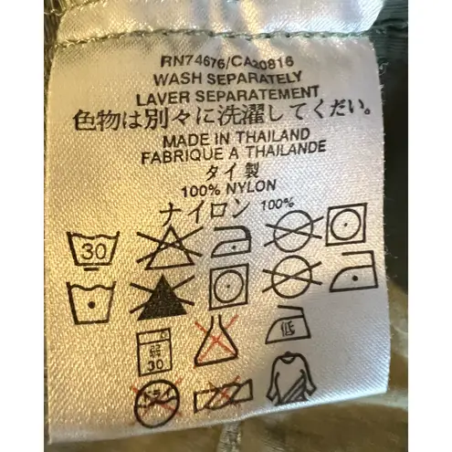 Lowe Alpine Womens Hiking Pants 29" Waist Tan Pockets Zip Away Shorts Outdoor