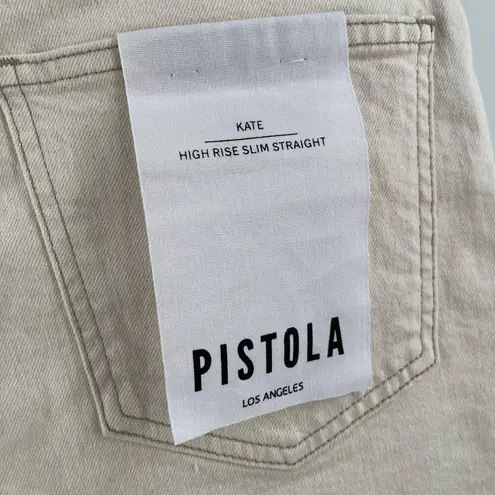 Pistola Jeans Size 28 Kate High Rise Slim Straight NWT East Side Cotton Stretch