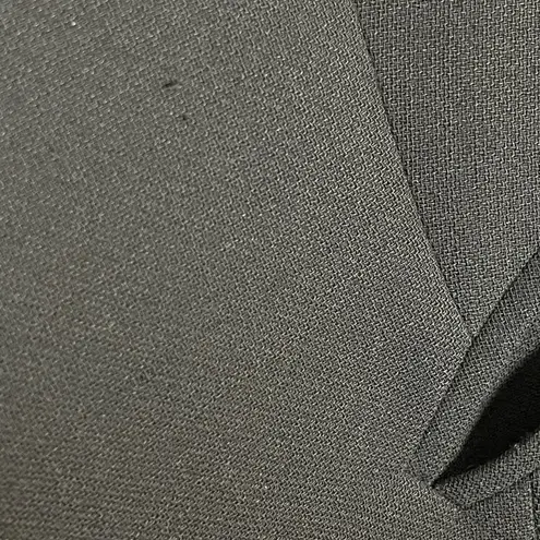 Escada Wool Blazer Jacket German Design Size 34 Grommet Detail MISSING BUTTON Black